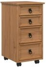 vidaXL Rollcontainer 34 x 39 x 655 cm Rollcontainer Rollwagen Aktenschrank