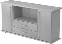 HAMMERBACHER Aktenschrank Sideboard SB 2OH 2 Sch&uuml;be BxTxH 166,1x44,8x84cm...