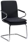 hjh OFFICE Freischwinger Rovento V Schwingstuhl Kunstleder mit Armlehnen 1 (1...