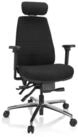 hjh OFFICE Drehstuhl Profi B&uuml;rostuhl Phoenix Pro I Stoff (1 St), Ergonomischer