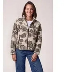 CECIL Fellimitatjacke mit Paisley Muster wei&szlig; L (42)