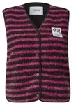 CECIL Steppweste Teddy-Weste mit V-Neck und Streifen L (42)