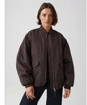 OPUS Bomberjacke Oversized mit Ballonsilhouette braun 34