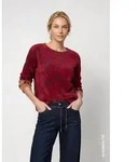 Monari Rundhalspullover rot S (36)