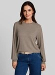 TOM TAILOR Langarmshirt T-Shirt (im Einserpack) Cosy Langarmshirt mit Muster