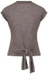 Kurzarmshirt CARTOON "Kurzarm-Shirt mit Kragen", Damen, Gr. 34, braun (braun