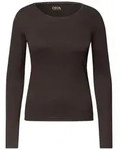 CECIL Langarmshirt Style NOS Pia braun M (40)