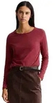 Marc O'Polo DENIM Langarmshirt aus besonders weichem Slub-Jersey rot XXS (32)