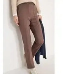 CECIL Stoffhose Style Tracey mit Stretch und elastischem Bund beige XXL (46)