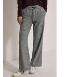 CECIL Stoffhose Style Neele im Loose Fit / kariert / Weites Bein / Elastischer Bund