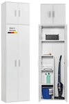 mokebo Mehrzweckschrank Der Extralange (60x230 cm) Made in Germany, Besenschrank,