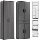 mokebo Schrank-Set Die Allzweckwaffe Mehrzweckschrank Aktenschrank Besenschrank 60