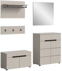 xonox.home Garderoben-Set Canu, (4-tlg), in Kaschmir 175 x 190 x 37 cm
