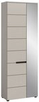 xonox.home Garderobenschrank Canu Spiegelschrank Kaschmir 65 x 190 x 37 cm