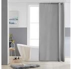 LuxusKollektion Duschvorhang Duschvorhang Polyester Grau 80x180 H180 x B80 cm...