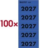 LEITZ Etiketten Jahreszahlen 2027, 100er-Pack, selbstklebend