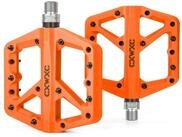 LuxusKollektion Plattformpedale Fahrradpedale Nylonfaser MTB Orange Ultra d&uuml;nn