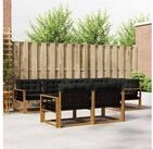 vidaXL Gartenlounge-Set vidaXL Outdoor-Sofagarnitur 7 stk. Nat&uuml;rlich und...