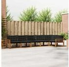 vidaXL Gartenlounge-Set vidaXL Outdoor-Sofagarnitur 6 stk. Nat&uuml;rlich und...