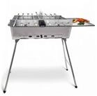 Grillpeter Holzkohlegrill Mangal Astana Deluxe mit 9er Spie&szlig;dreher 230V Motor