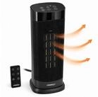 relaxdays Keramikheizl&uuml;fter Heizl&uuml;fter PTC Keramik 2000 W, 2000 W, schwarz