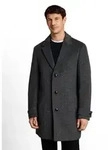 TOM TAILOR Wollmantel mit Reverskragen mit Wolle grau M (48)