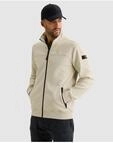 Sweatjacke PME LEGEND, Herren, Gr. 3XL, beige (bone wei&szlig;), Sweatware, Obermaterial: