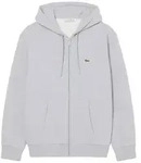 Lacoste Sweatshirt Herren Sweatjacke 1er Pack Baumwolle Fleece Zipped Front...