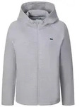 Lacoste Sweatjacke Lacoste SH0152 Sweatjacke Damen Bekleidung grau XL (46/48)