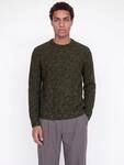 Rundhalspullover JACK & JONES "JJLUKE KNIT CREW NECK AW26", Herren, Gr. L, gr&uuml;n