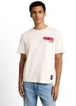 Rundhalsshirt TOM TAILOR DENIM, Herren, Gr. XL, beige (gardenia wei&szlig;), Single