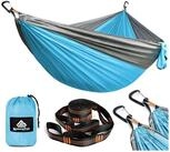 LuxusKollektion H&auml;ngematte H&auml;ngematte Ultraleicht Tragkraft Karabiner 300 x 200 cm