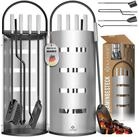 KESSER Kamingarnitur Kaminzubeh&ouml;r Kaminbesteck-Set 5-teilig, (Reinigungs-Set 5