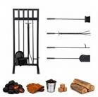 relaxdays Kamingarnitur 5-teiliges Kaminbesteck, (5-St)