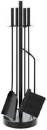 vidaXL Kamingarnitur, 5-tlg. Kaminwerkzeug-Set 18x66 cm Stahl