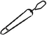 relaxdays Kamingarnitur Kaminholzzange Schmiedeeisen 46 cm, (1-St)