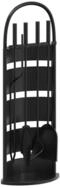 vidaXL Reinigungselement 5-teiliges Kaminbesteck-Set 23 x 15 x 66 cm Stahl