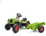 Falk Toys Trettraktor Falk F2040A Claas Traktor mit Anh&auml;nger