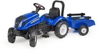 Falk Toys Trettraktor Falk F3080AB New Holland Traktor mit Anh&auml;nger und zu