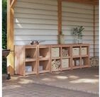 vidaXL H&auml;ngeschrank vidaXL Au&szlig;enk&uuml;chenschrank MEPPEL 4 stk. Nat&uuml;rlicher...