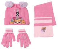 Cerda M&uuml;tze & Schal Paw Patrol Kinder 3 Teilig M&uuml;tze & Schal & Handschuhe Set