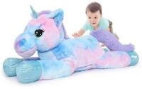 LuxusKollektion Kuscheltier Pl&uuml;schtier Einhorn Kuscheltier XXL 80cm Lilac...