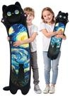 LuxusKollektion Kuscheltier Kuscheltier Pl&uuml;schkissen Katze 110cm Sternenhimmel...