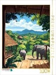 CALVENDO Puzzle CALVENDO Puzzle Elephant Nature Park in Chiang Mai - Thailand,...
