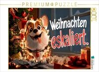 CALVENDO Puzzle CALVENDO Puzzle Weihnachten eskaliert, 1000 Teile Lege-Gr&ouml;&szlig;e...