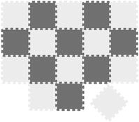 LittleTom Puzzlematte ab dem 1, Tag - 18 Teile Baby Spielmatte - 30 x 30 Kinder