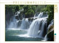 CALVENDO Puzzle CALVENDO Puzzle Mehrstufiger Wasserfall im Nationalpark Krka,...