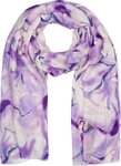 styleBREAKER Modeschal Schal Marmor Muster Metallic Akzente, (1-St)