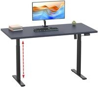 VCM Schreibtisch Arbeitszimmer E-Lona B. 140 x T. 50 x H. 71-120 cm, Elektrisch