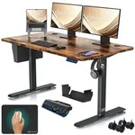 KESSER Schreibtisch, elektrischer & H&ouml;henverstellbarer Computertisch f&uuml;r Home...